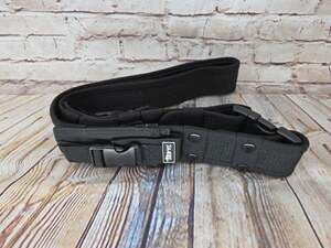 2A4Life Tactical Utility Belt Black Hook & Loop Size Adjustment 2 Adj Pouches